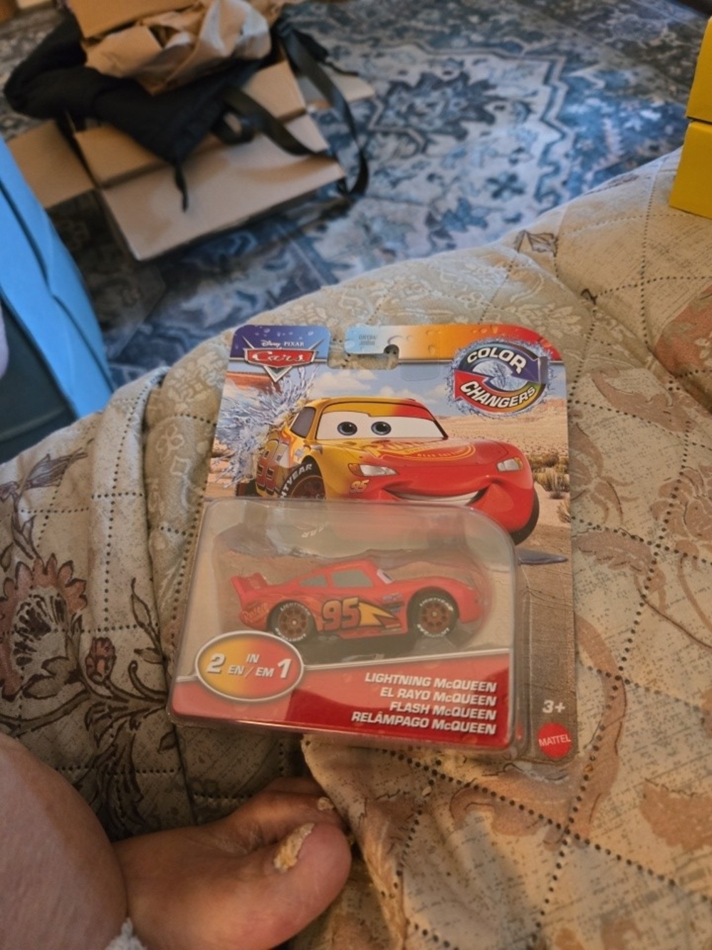 Disney Lightning McQueen Red Color-Changer Car